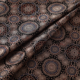 Mashru silk natural dyed fabric 09 - handcrafted