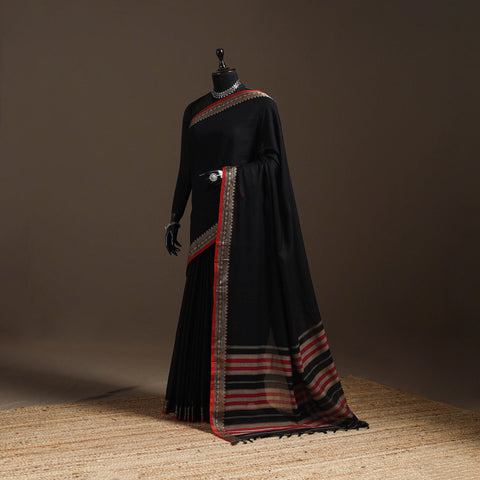 Mercerised cotton dharwad saree with thread border 13