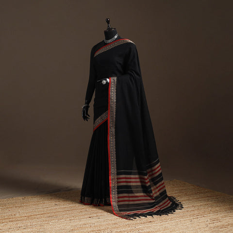 Mercerised cotton dharwad saree with thread border 16