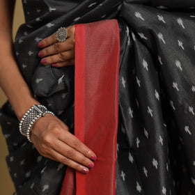 Mercerised Cotton Handloom Pochampally Ikat Saree