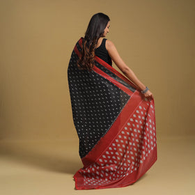 Mercerised Cotton Handloom Pochampally Ikat Saree