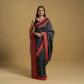 Mercerised Cotton Handloom Pochampally Ikat Saree