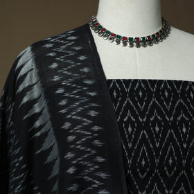 Handloom mercerised cotton pochampally ikat 2pc unstitched