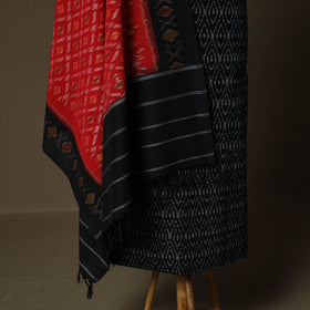 Handloom mercerised cotton pochampally ikat 2pc unstitched