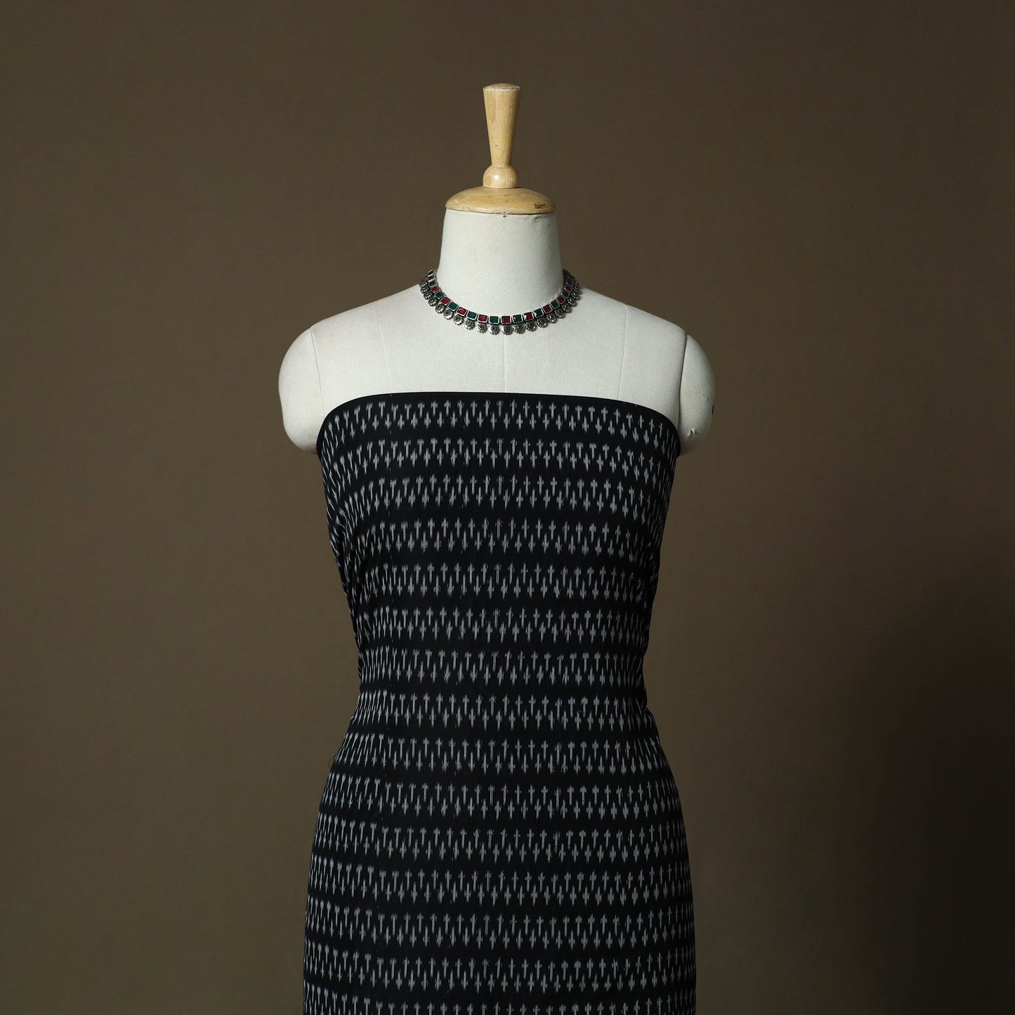Handloom mercerised cotton pochampally ikat 2pc unstitched