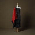 Handloom mercerised cotton pochampally ikat 2pc unstitched