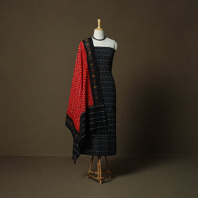 Handloom mercerised cotton pochampally ikat 2pc unstitched