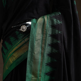 Mercerized cotton gadwal ilkal saree with temple zari