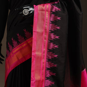 Mercerized cotton ilkal saree with chikki paras border 05