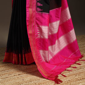 Mercerized cotton ilkal saree with chikki paras border 05