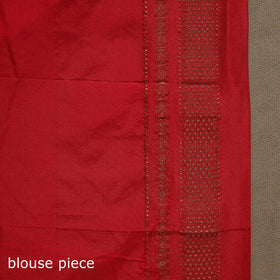 Mercerized cotton zari stripes ilkal saree with chikki