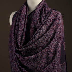 Merino wool natural dyed handwoven hand shawl 09