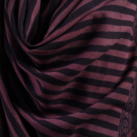 Black - merino wool natural dyed handwoven hand shawl 15