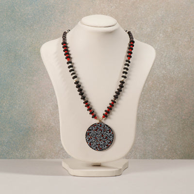 miniature handpainted necklace