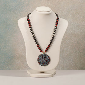 miniature handpainted necklace