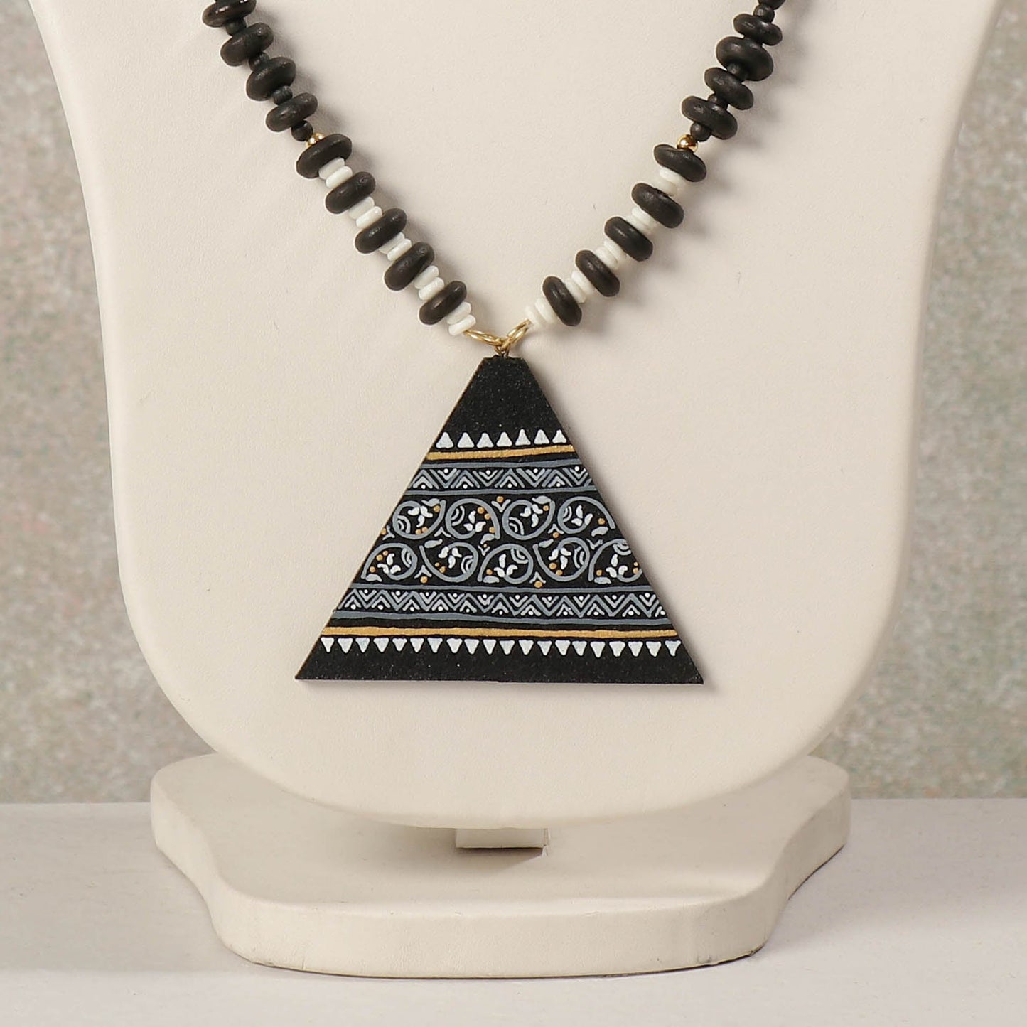 miniature handpainted necklace