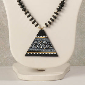 miniature handpainted necklace