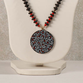 miniature handpainted necklace