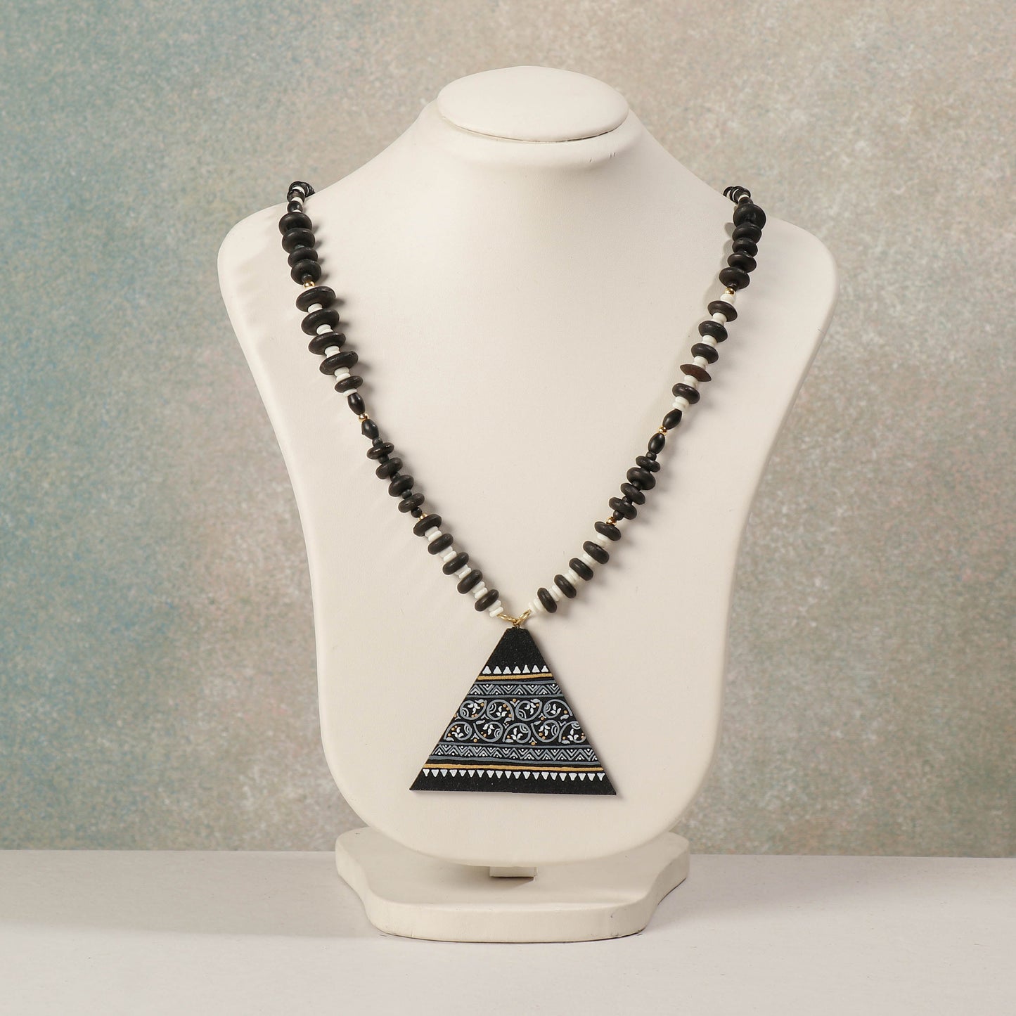 miniature handpainted necklace