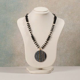 miniature handpainted necklace