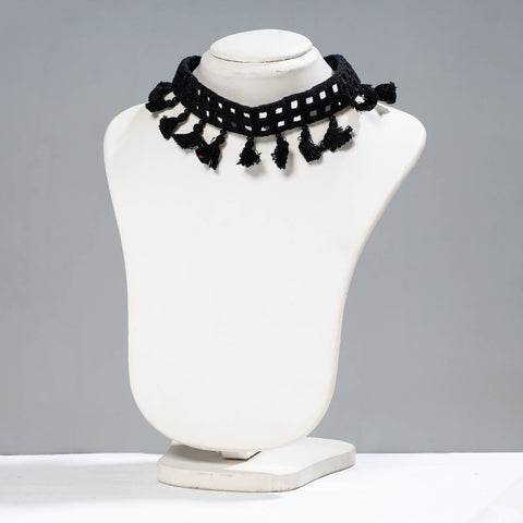  Mirror Work Kutch Embroidery Choker Necklace 