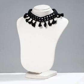  Mirror Work Kutch Embroidery Choker Necklace 