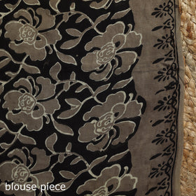 Modal silk hand bagru saree 23 - handcrafted