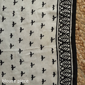 Modal silk hand bagru saree 30 - handcrafted