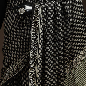 Modal silk hand bagru saree 30 - handcrafted