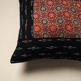 Modal silk patch pochampally ikat cushion cover 05