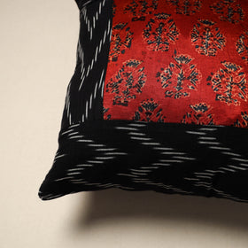 Modal silk patch pochampally ikat cushion cover 07