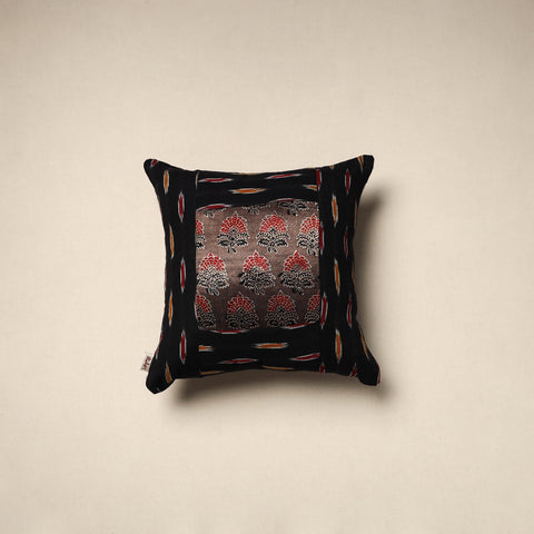 Modal silk patch pochampally ikat cushion cover 13