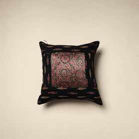 Modal silk patch pochampally ikat cushion cover 15