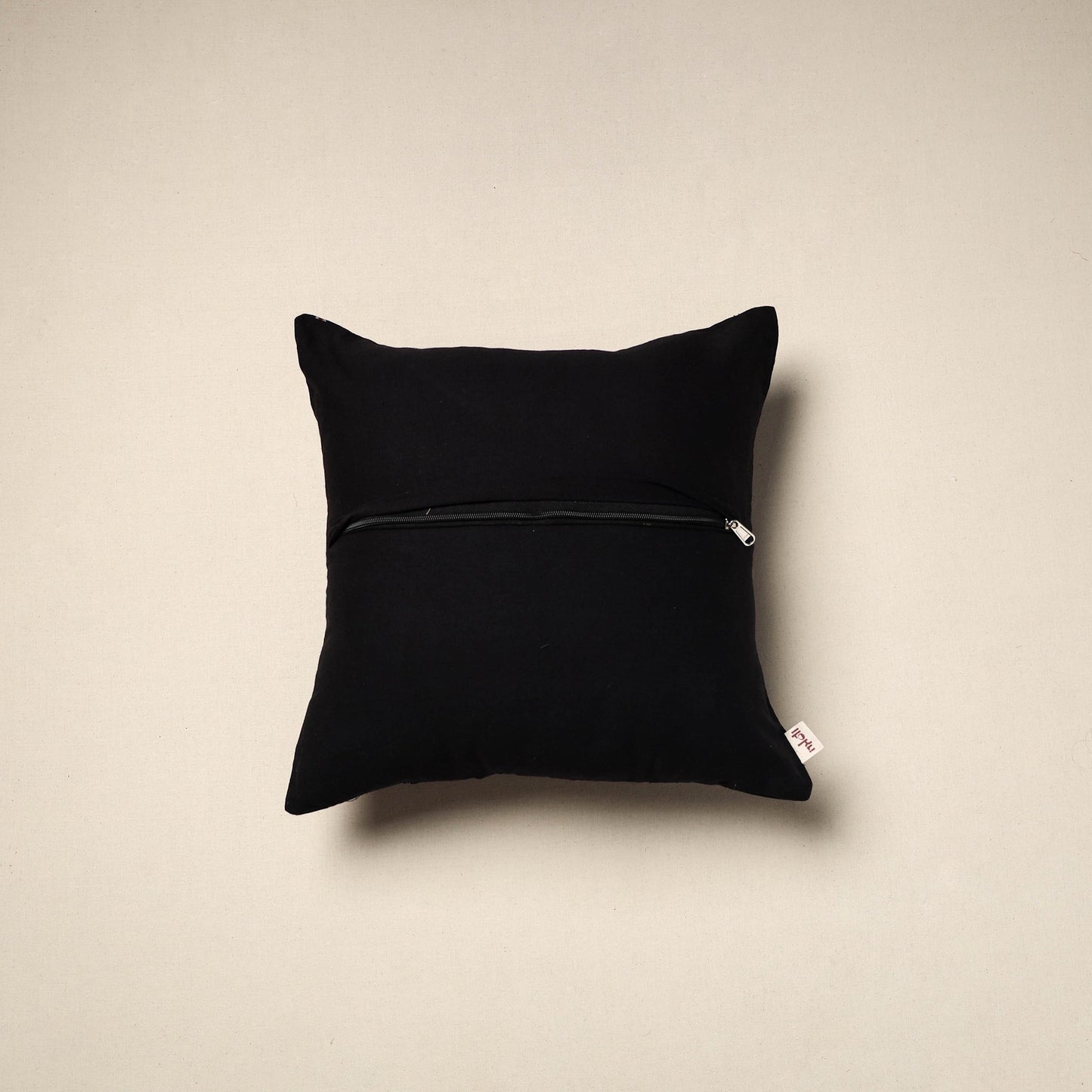 Modal silk patch pochampally ikat cushion cover 21