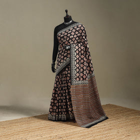 Multicolor - mul cotton natural dyed bagru saree 21