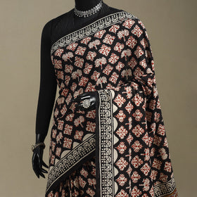 Multicolor - mul cotton natural dyed bagru saree 21