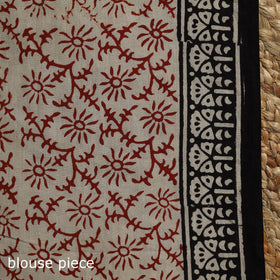 Multicolor - mul cotton natural dyed bagru saree 21