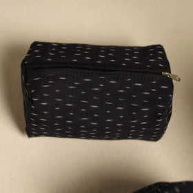  Black Multipurpose Handmade Toiletry Bags (Set of 3) 