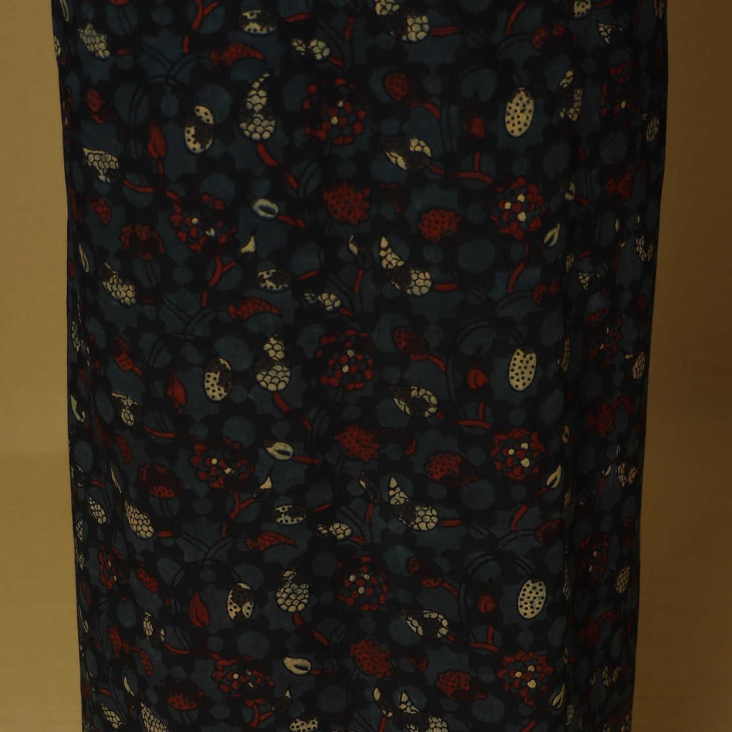 Black - natural dyed 3pc unstitched dress material 08