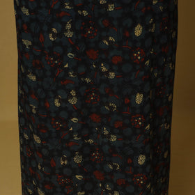 Black - natural dyed 3pc unstitched dress material 08