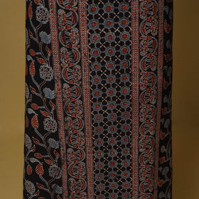 Black - natural dyed 3pc unstitched dress material 10