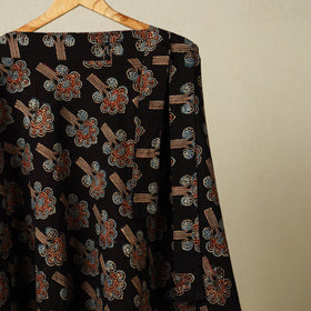 Black - cotton wrap around skirt 38 - handcrafted