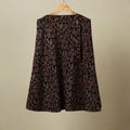 Black - cotton wrap around skirt 40 - handcrafted