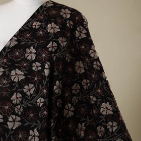 Black - natural dyed bagru dabu fabric 20 - handcrafted