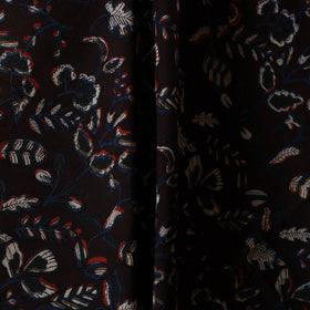 Black - natural dyed bagru dabu fabric 27 - handcrafted