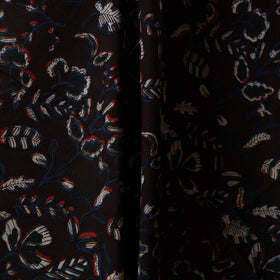 Black - natural dyed bagru dabu fabric 27 - handcrafted