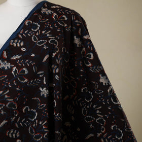 Black - natural dyed bagru dabu fabric 27 - handcrafted