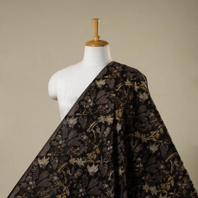 Black - natural dyed bagru dabu fabric 28 - handcrafted