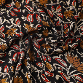 Black - natural dyed bagru modal silk fabric 22