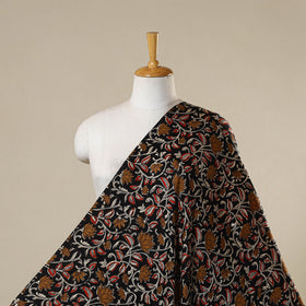 Black - natural dyed bagru modal silk fabric 22